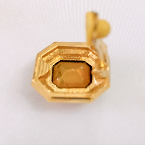 GLAM Roman Citrine Clip On Earrings - Picture 2 of 6
